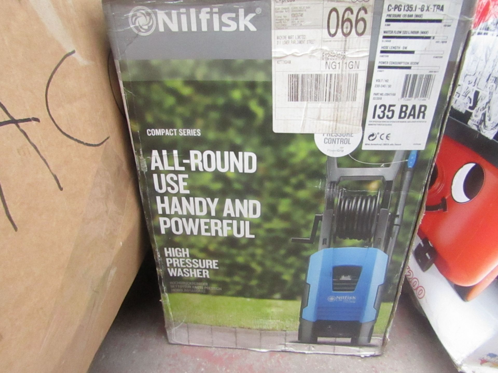 1x P/WASHER NILFISK 9289, This lot is a Machine Mart product which is raw and Completely unchecked