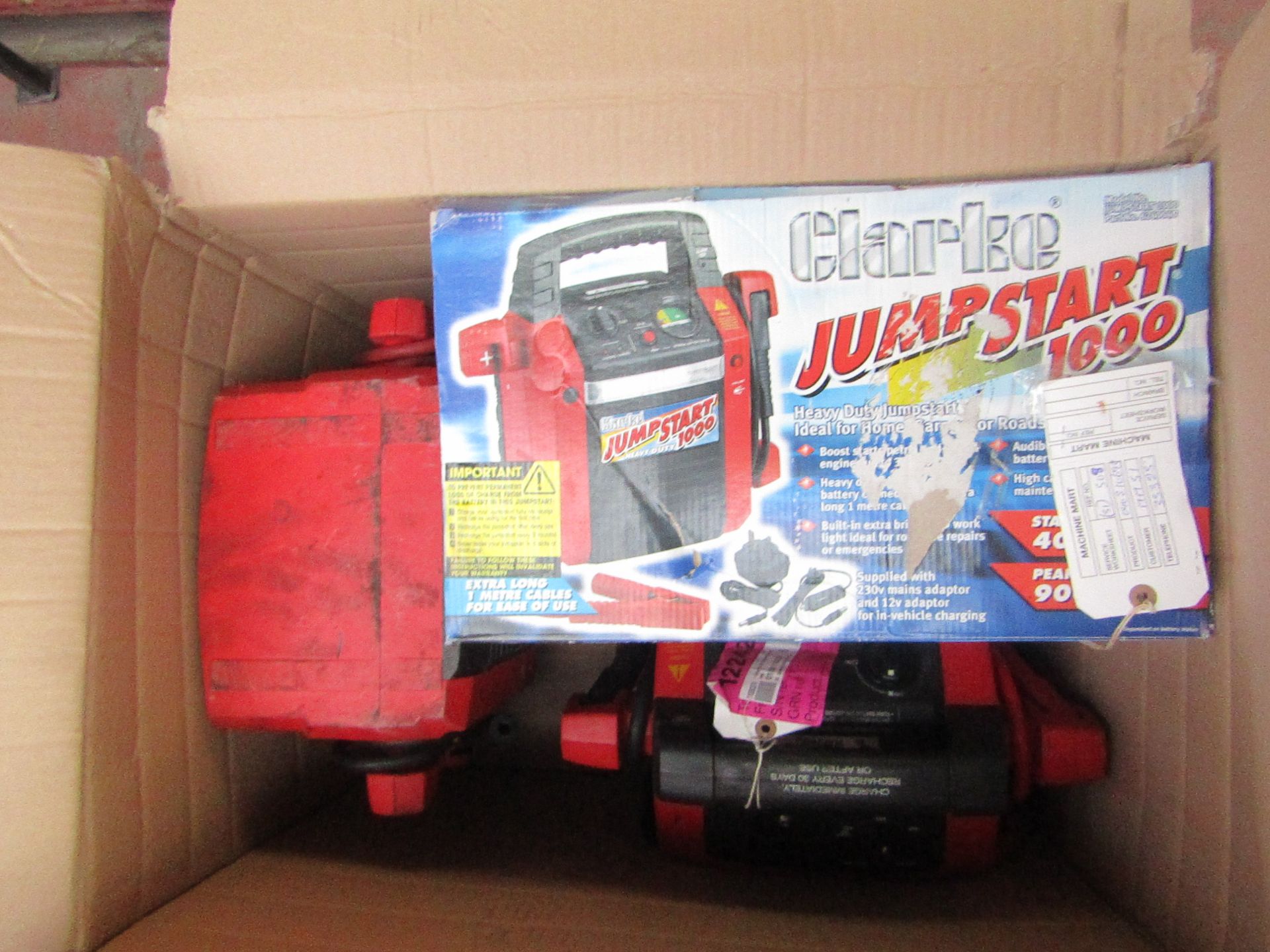 1x CL JUMPSTART JS1010 9270, 1x CL JUMPSTART JS1000 9270, 1x CL JUMPSTART JS12/24 9270, This lot