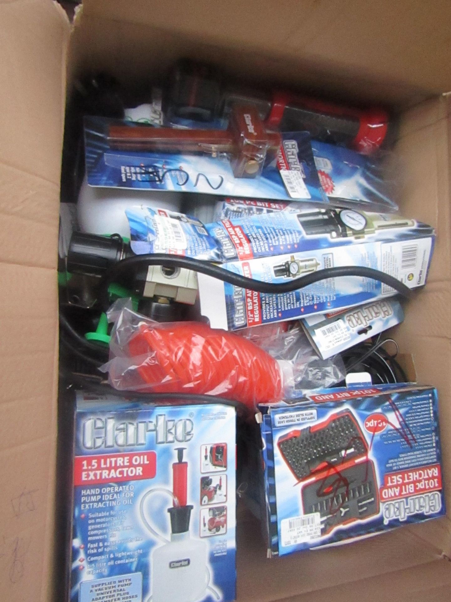 1x BOX OF VARIOUS TOOLS 9328, This lot is a Machine Mart product which is raw and Completely