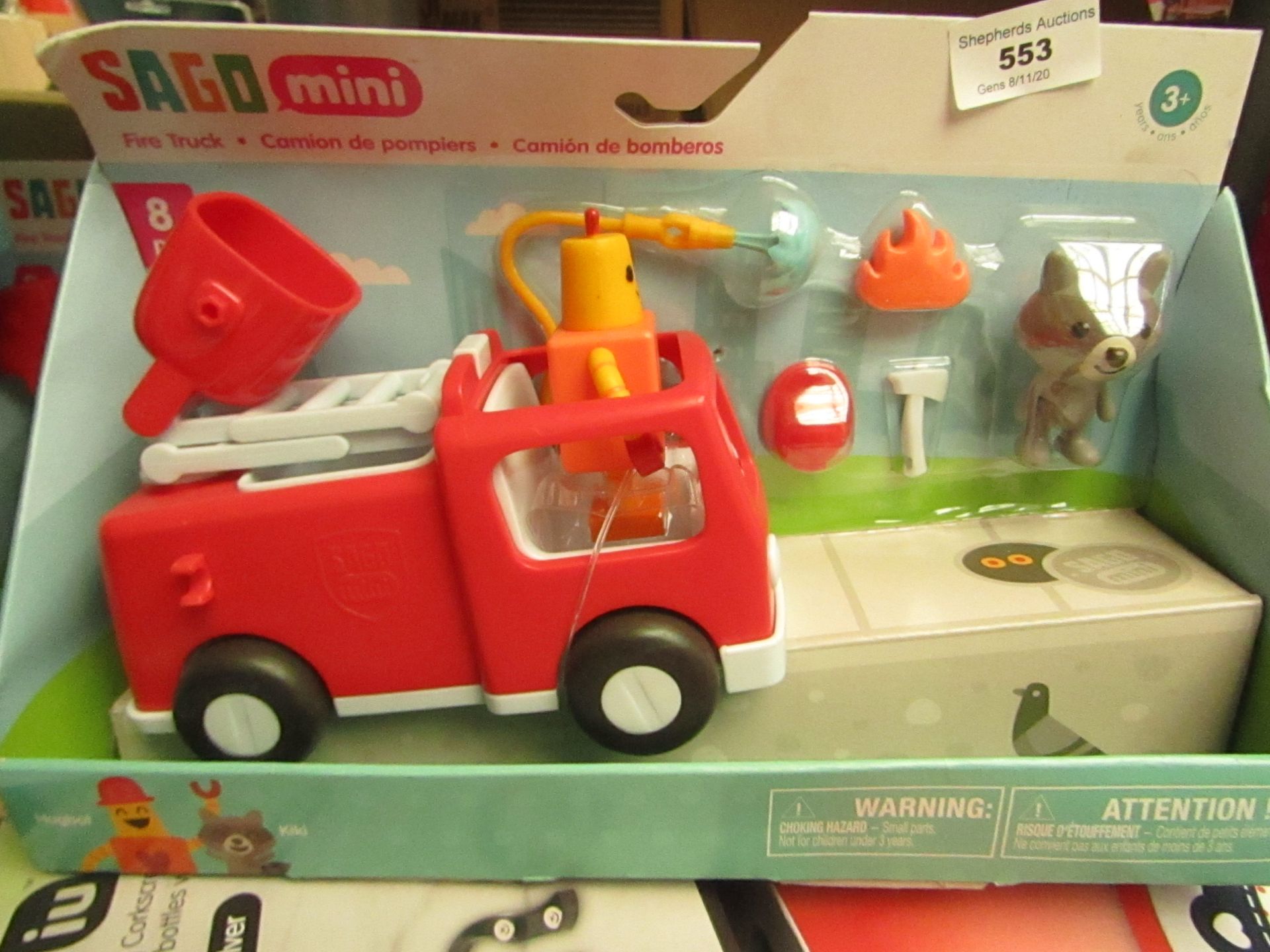 Sago mini Fir Truck with Accessories. New & Boxed