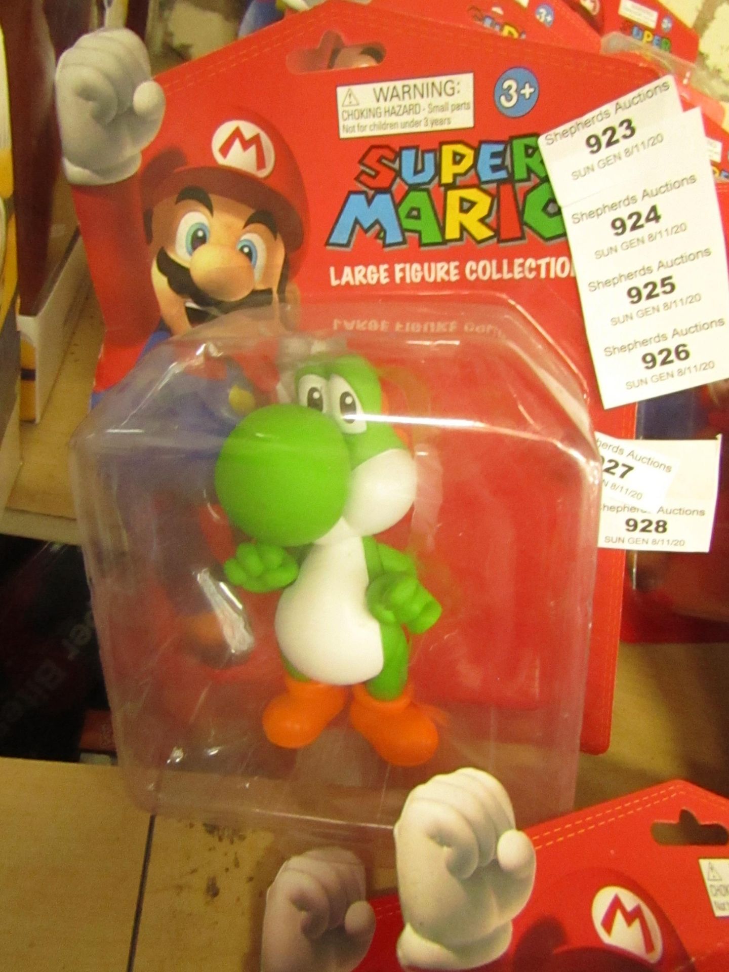 Super Mario Large Vinyl Figure. New & Packaged. See Image For Figure