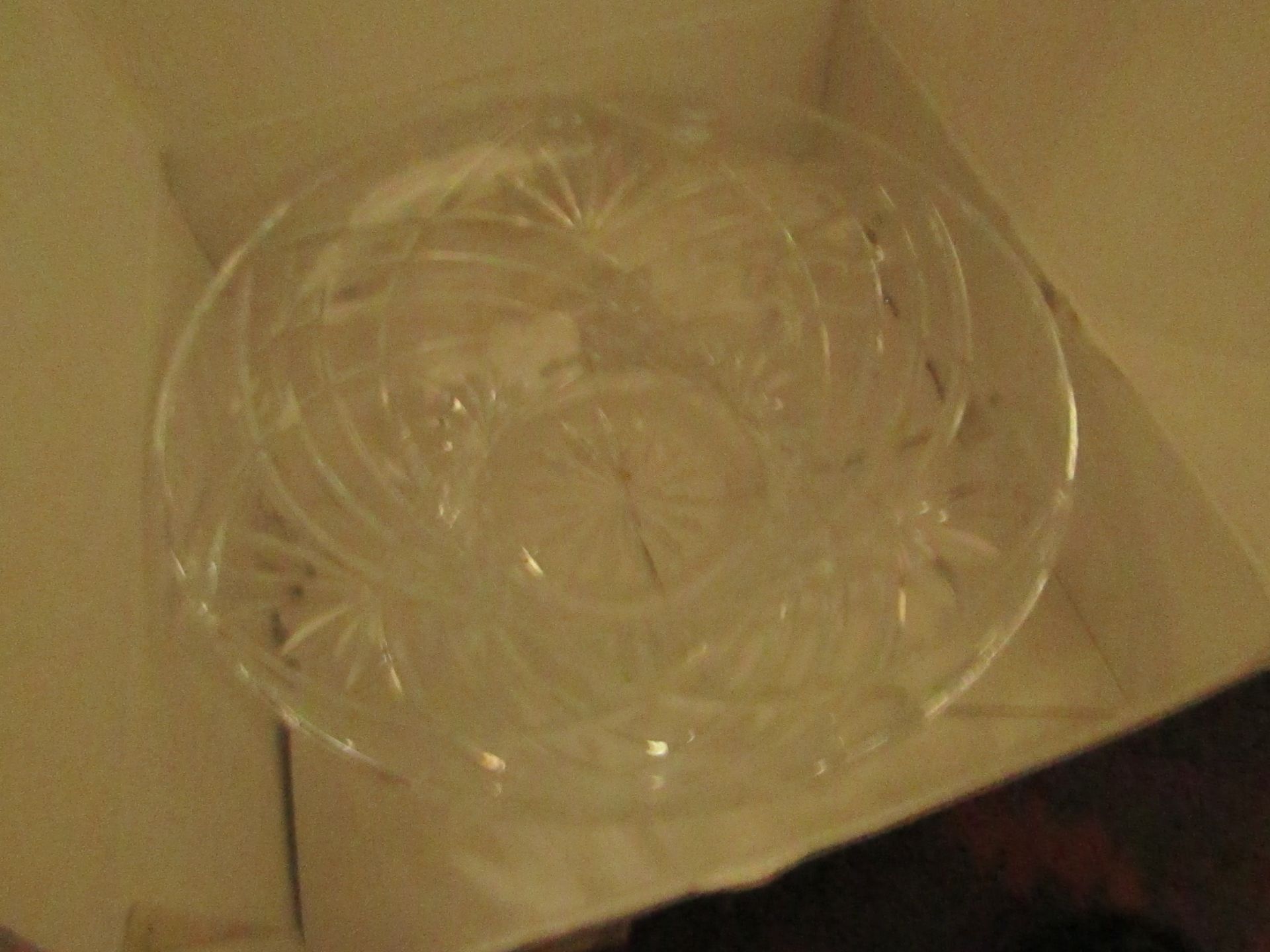 RCR Crystal fruit bowl, new and boxed