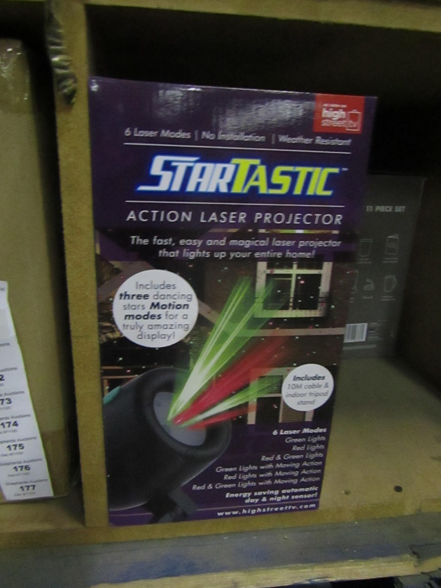 | 1X | STARTASTIC ACTION LASER PROJECTOR | NEW AND BOXED |