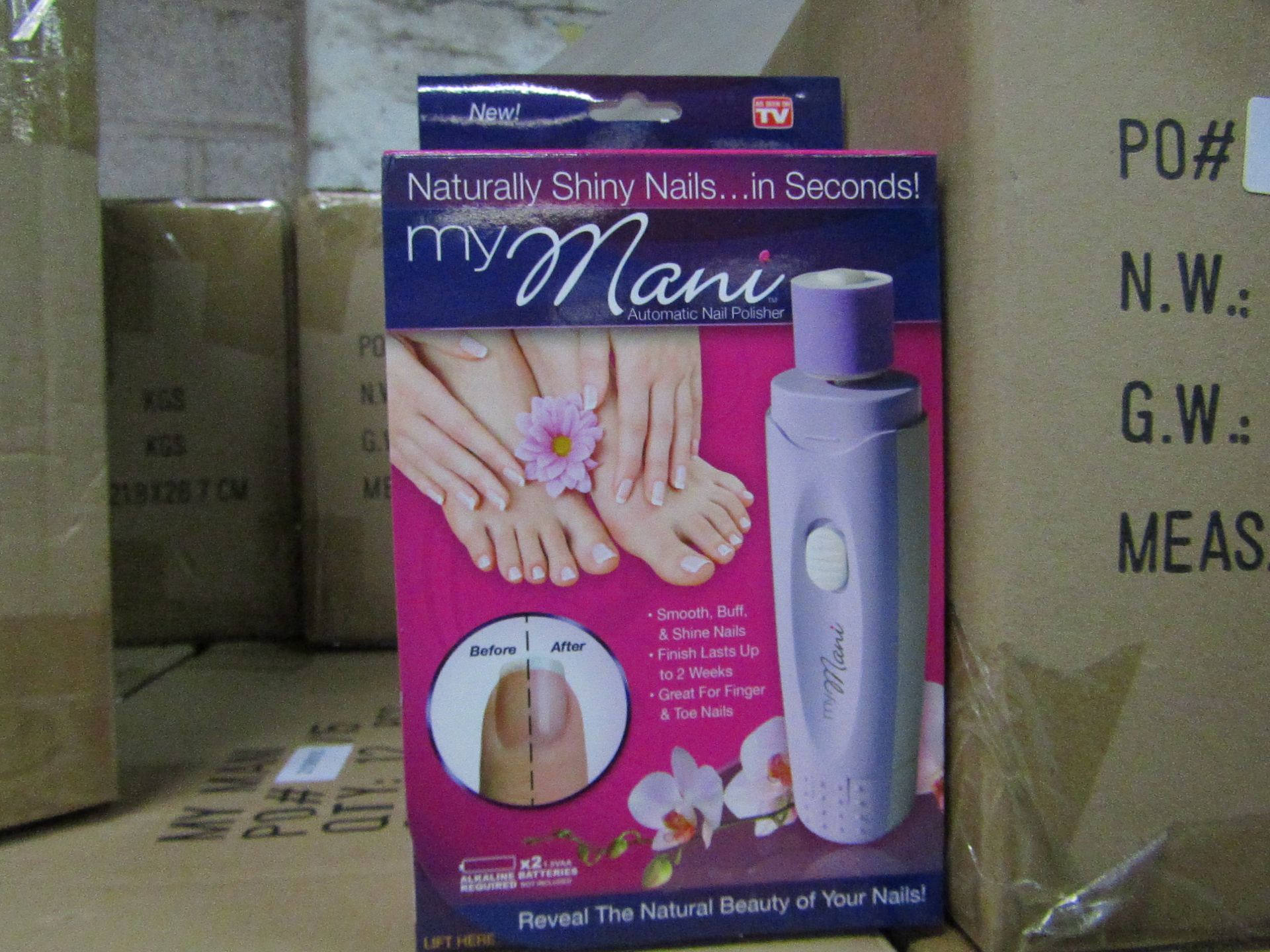 2X My Mani automatic nail polisher, new and boxed.