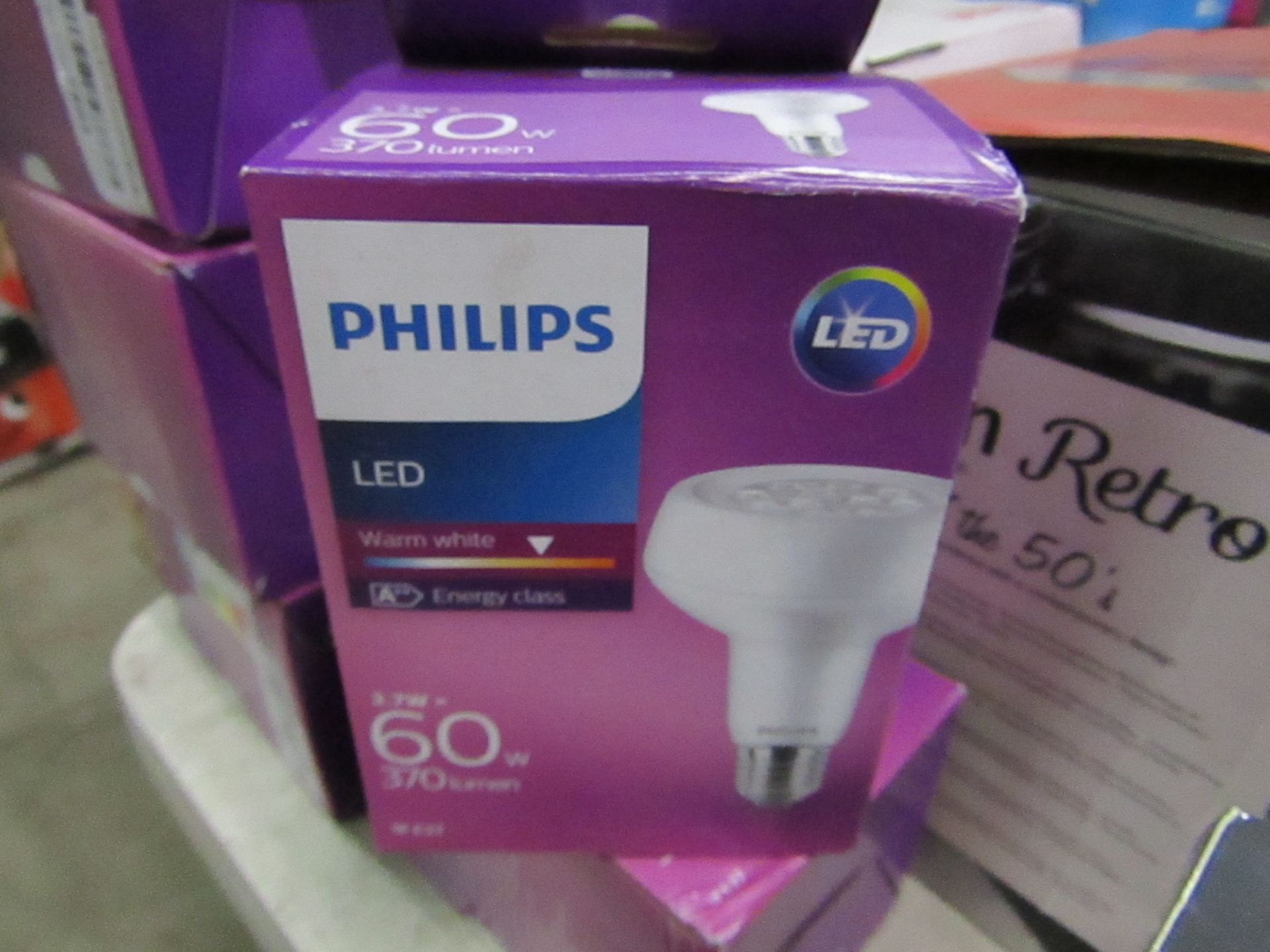 1x Phillips E27 LED Bulb, New, RROP £10.82