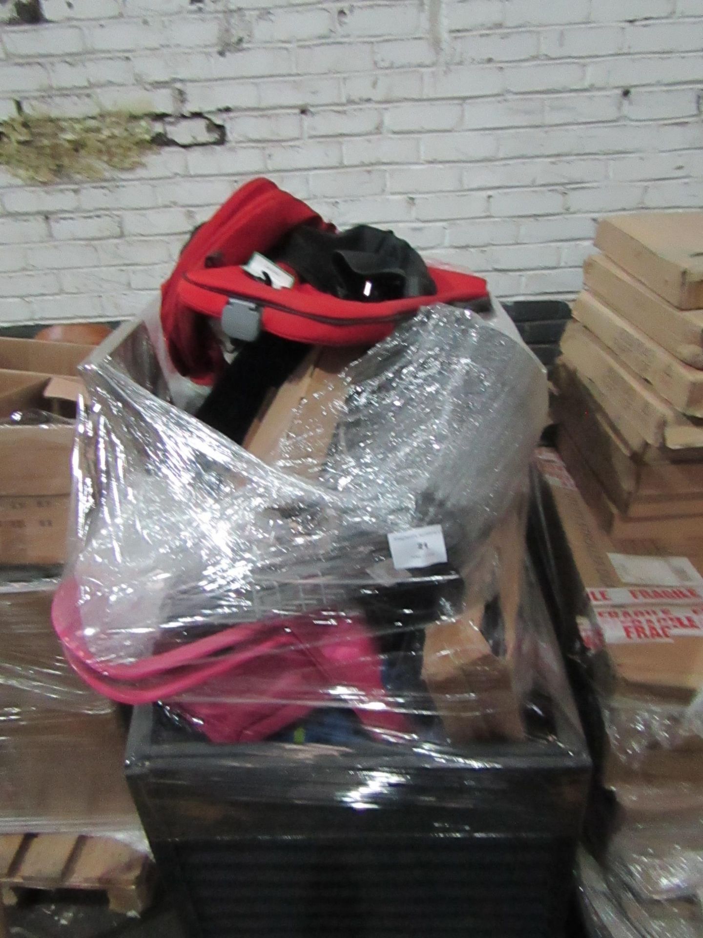 A Pallet approx 4ft high full of Various household items which are either out of packaging, missing