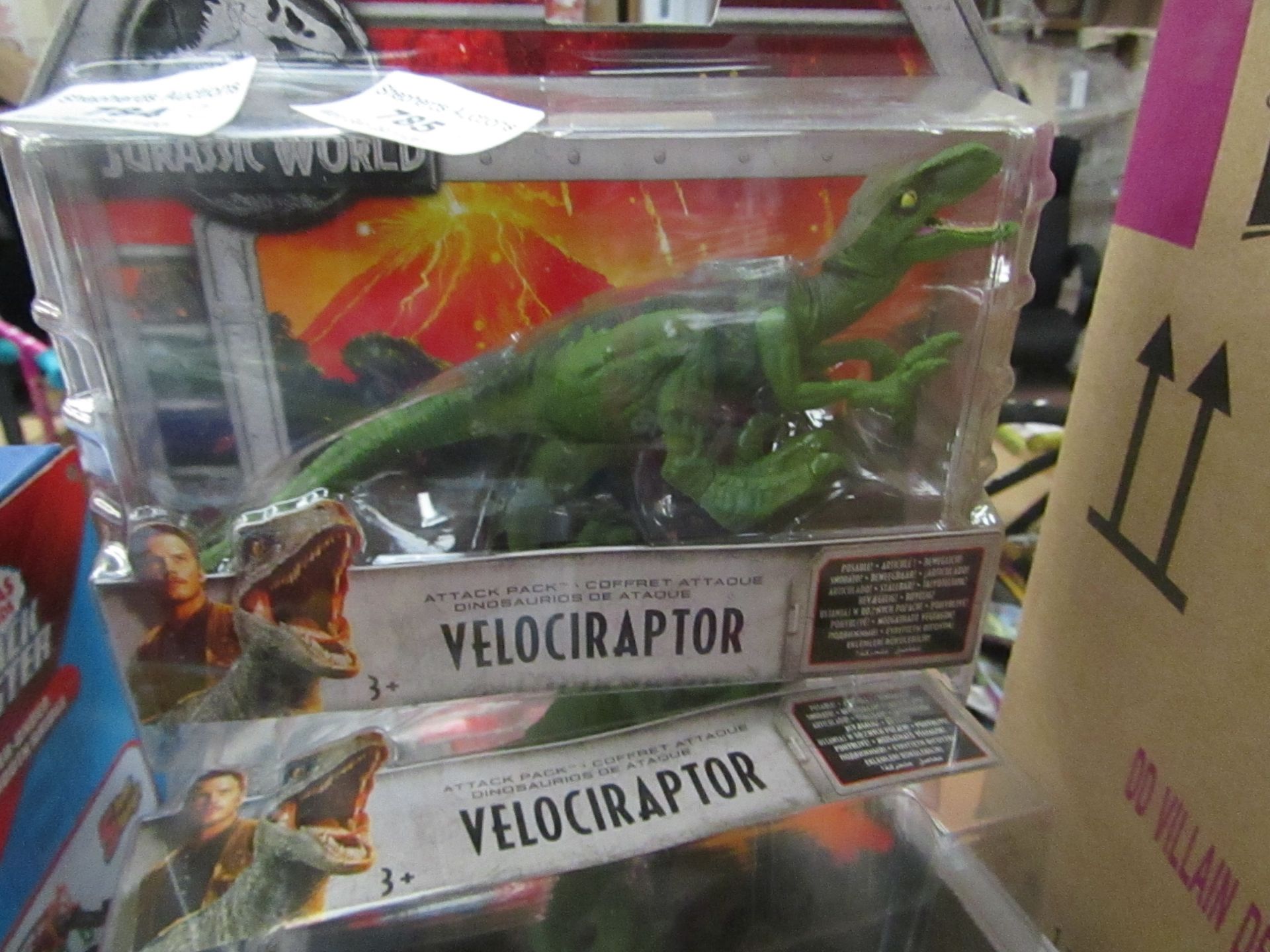 Jurassic World Velociraptor Figure. New & Packaged