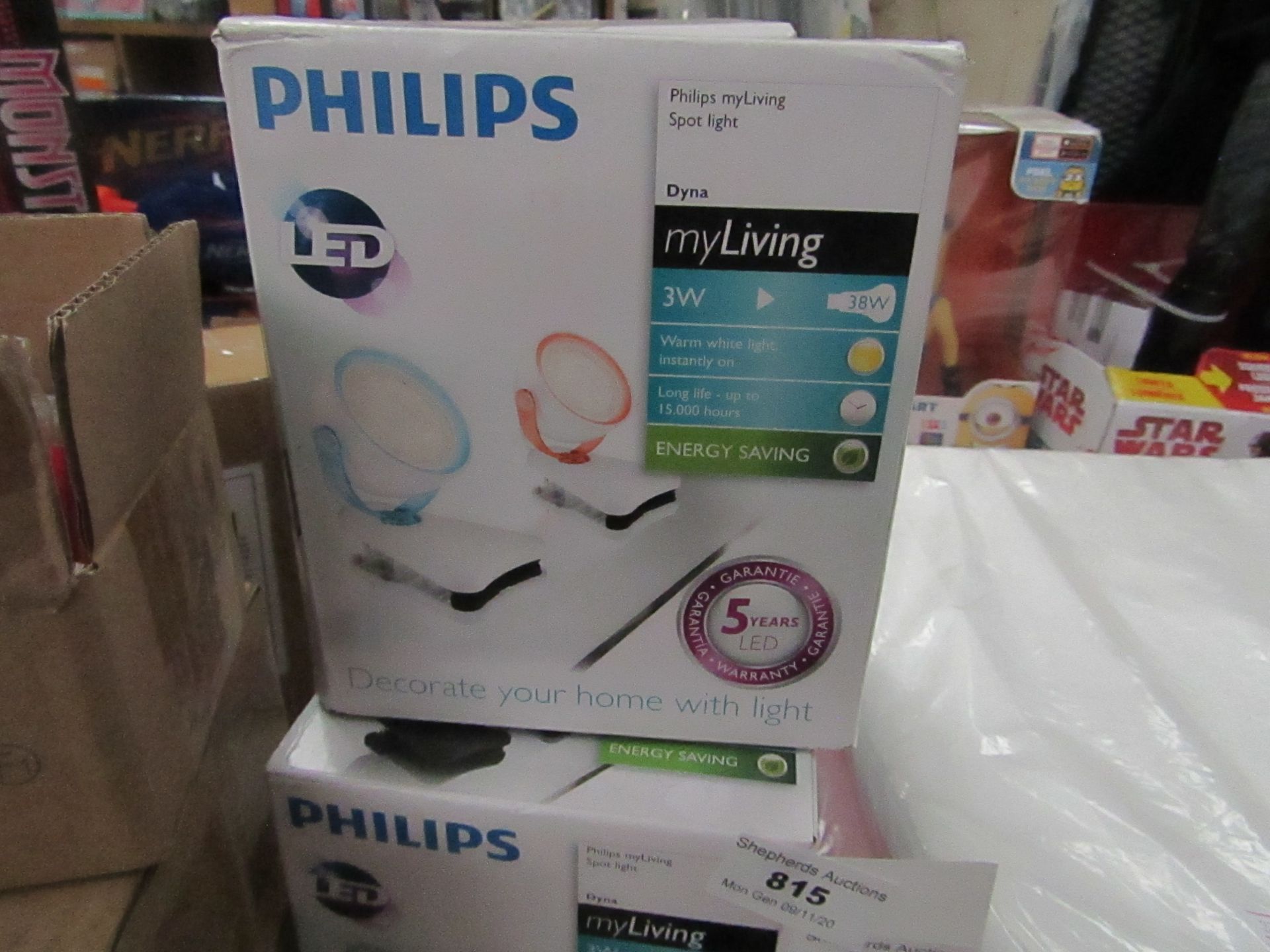 Philips Dyna My living LED Spotlight. Boxed but untested