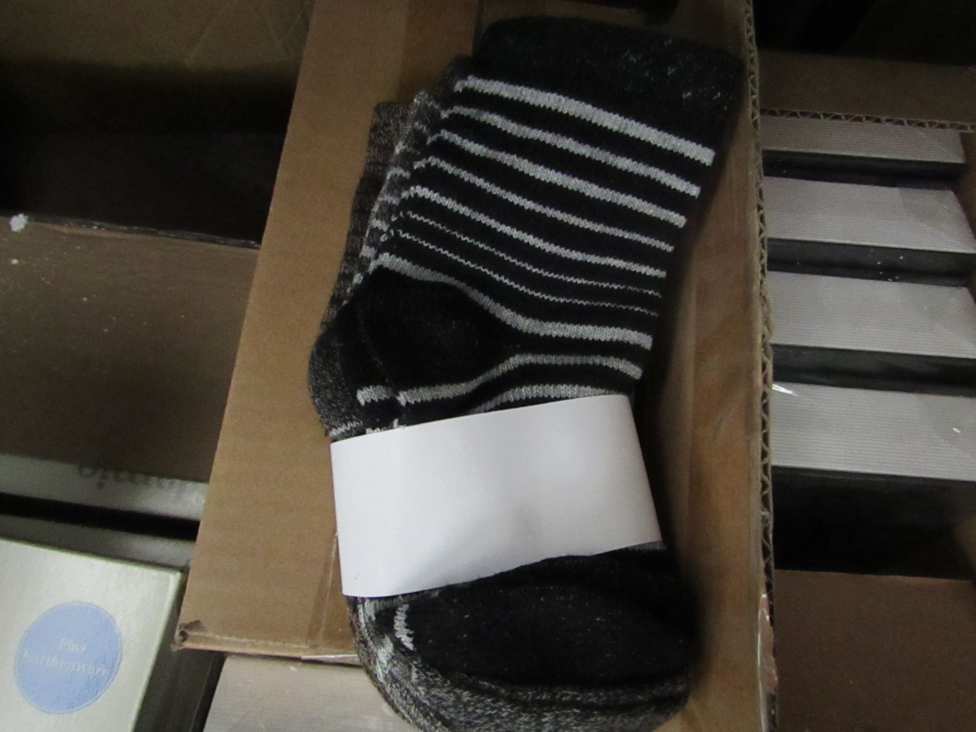 5 packs of 5 pairs of Baby Socks. New
