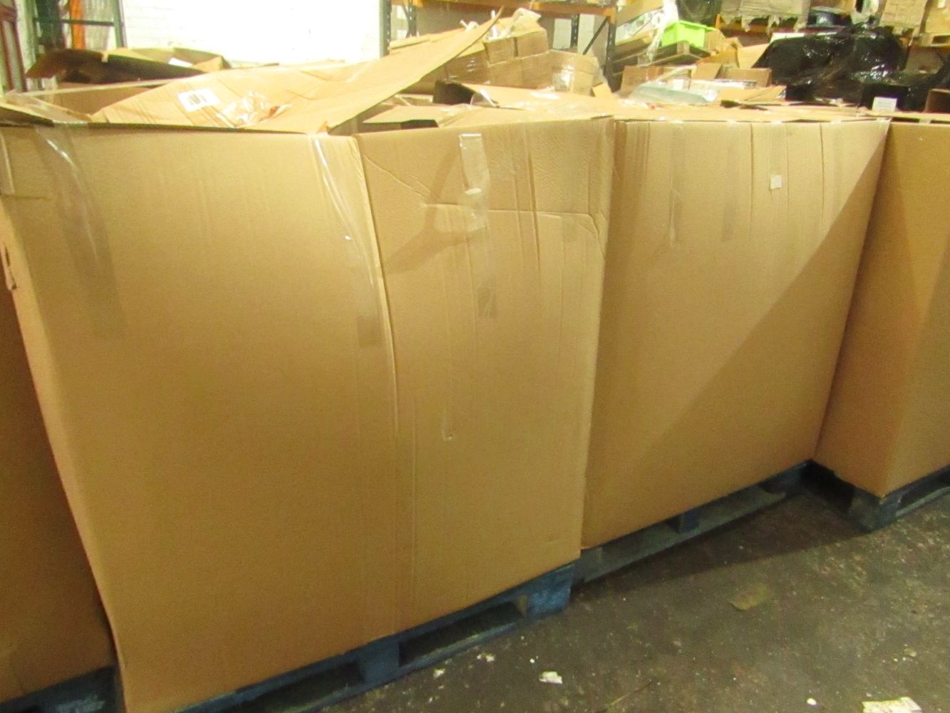 Pallets of raw customer returns electricals and non electricals