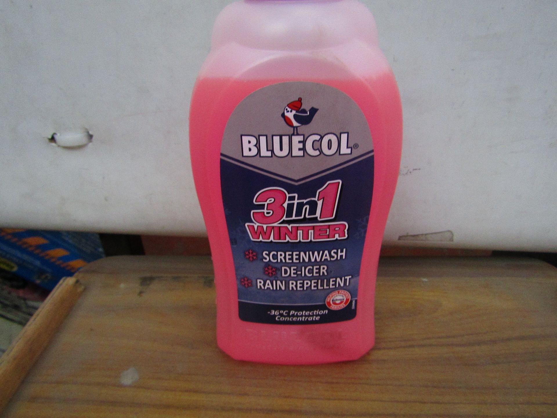 3x Bluecol - 3 in 1 Winter Screenwash, De-Icer, Rain Repellent - 1 Litre Each - All Unused.