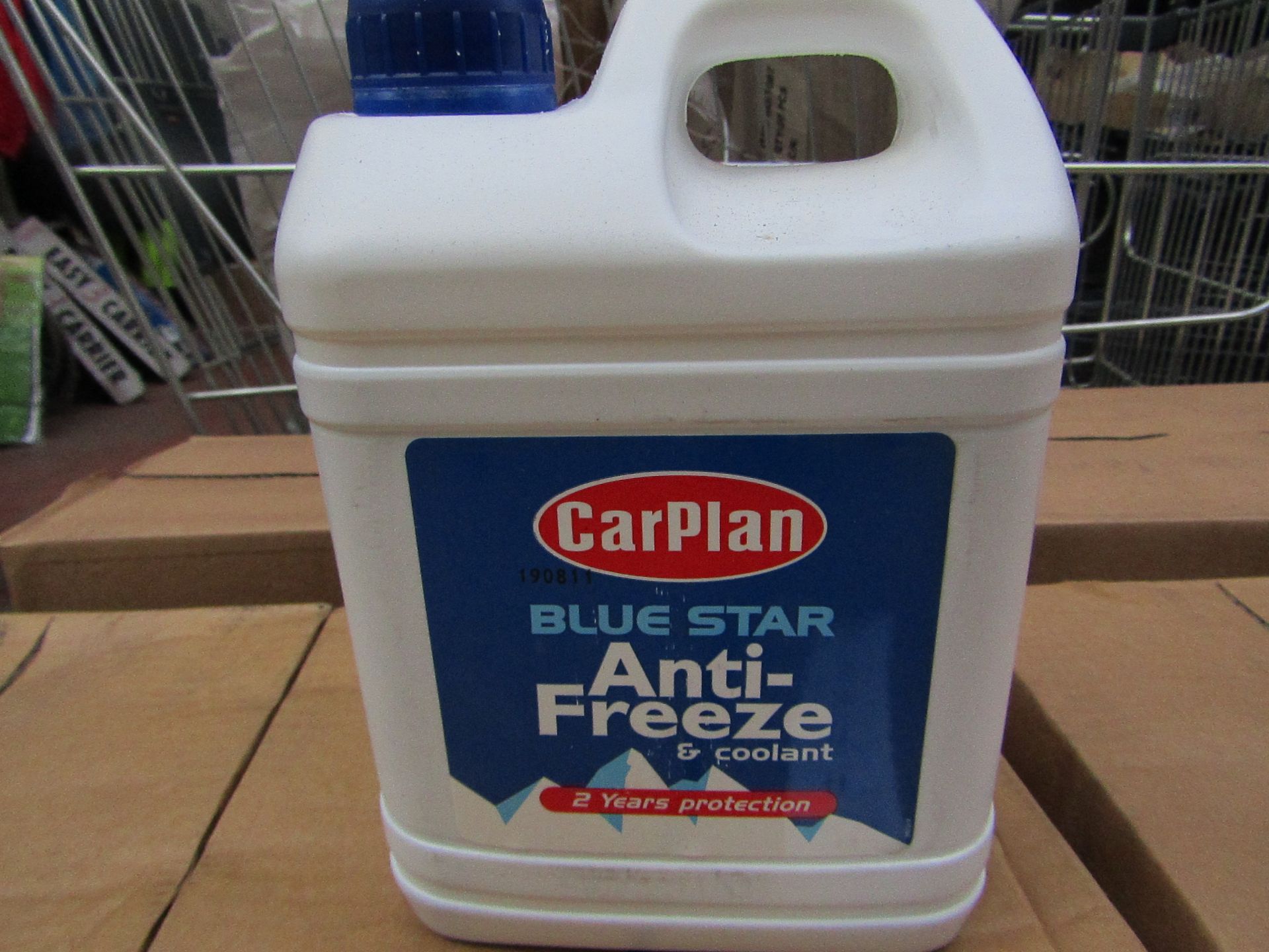 6x CarPlan - Blue Star Anti-Freeze - 2 Litres - Unused & Boxed.