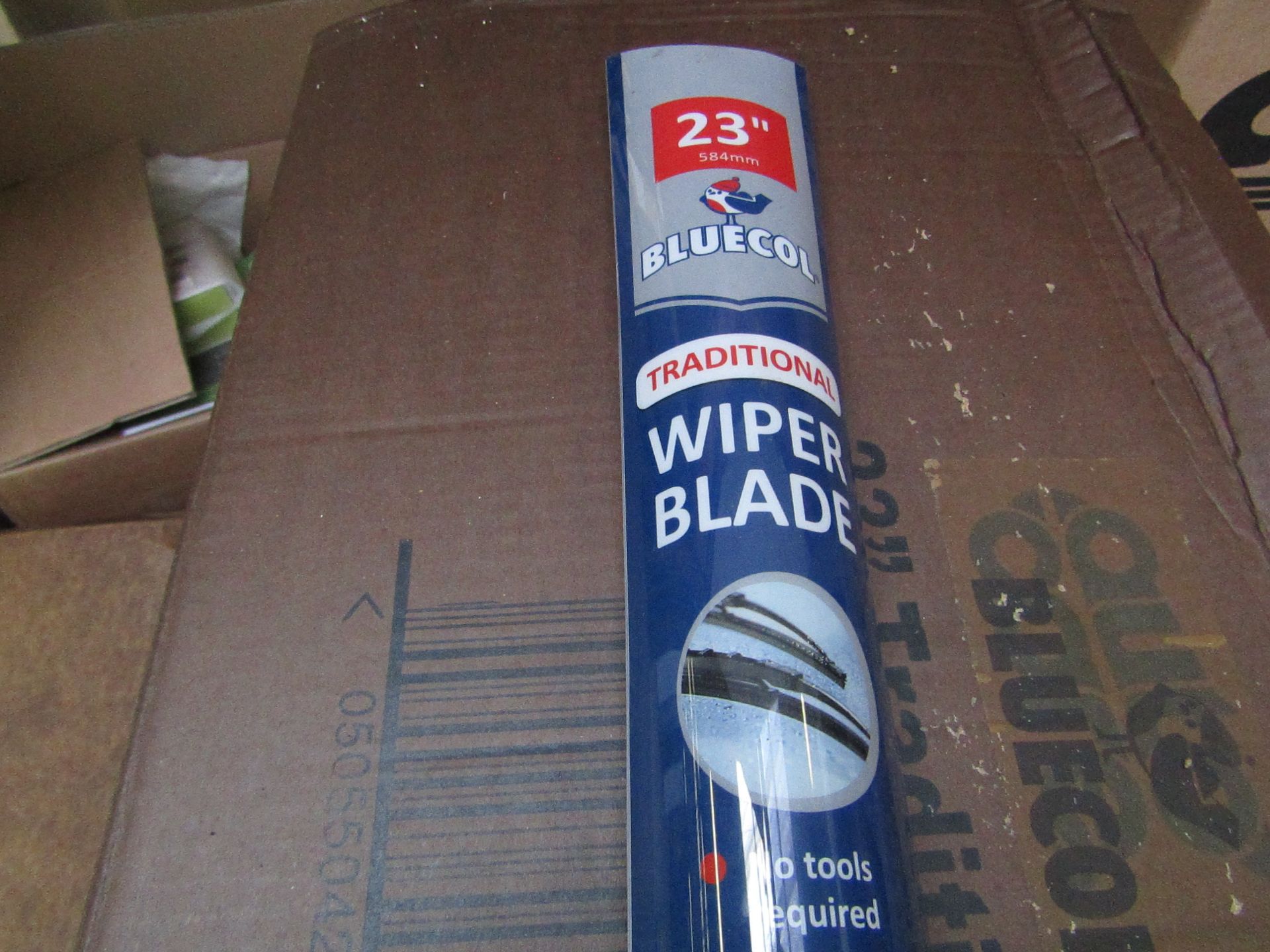 10x Bluecol - 23" Traditional Wiper Blade - Unused & Packaged & Boxed.