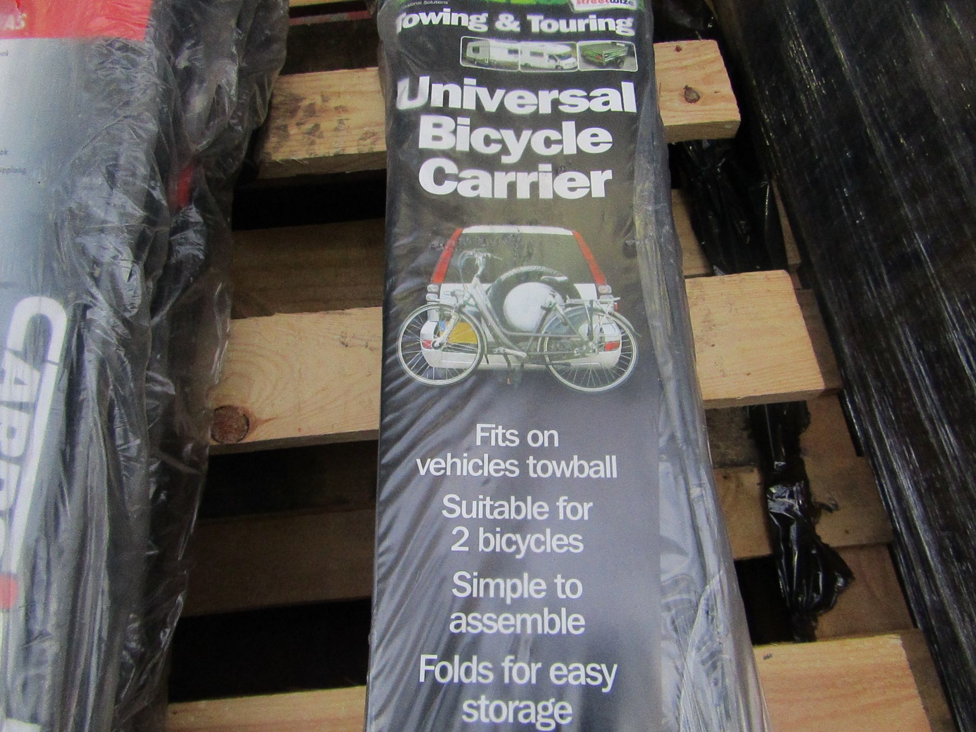 StreetWize - Towing & Touring Universal Bicycle Carrier - Unchecked & Packaged.