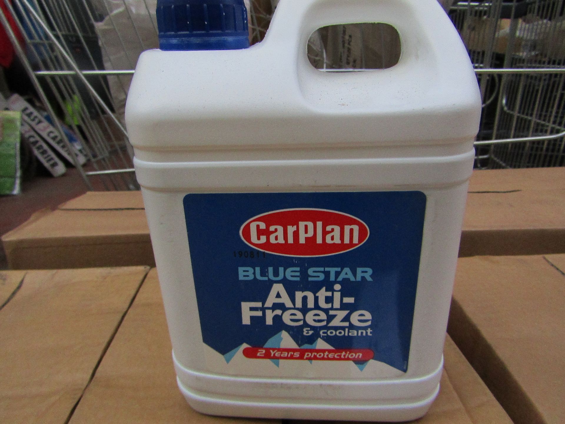 6x CarPlan - Blue Star Anti-Freeze - 2 Litres - Unused & Boxed.