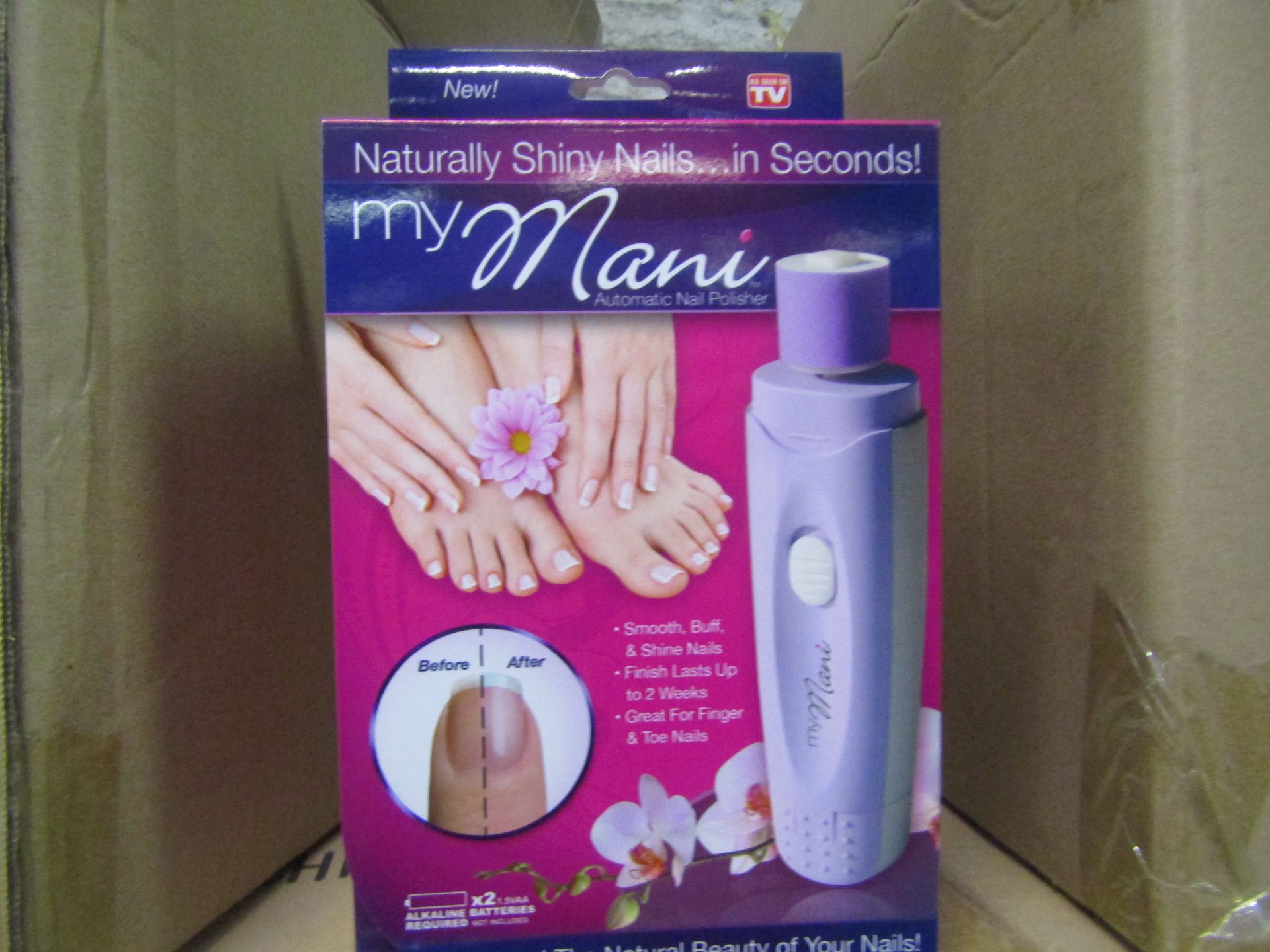 2x MY MANI AUTOMATIC NAIL POLISHER NEW AND BOXED