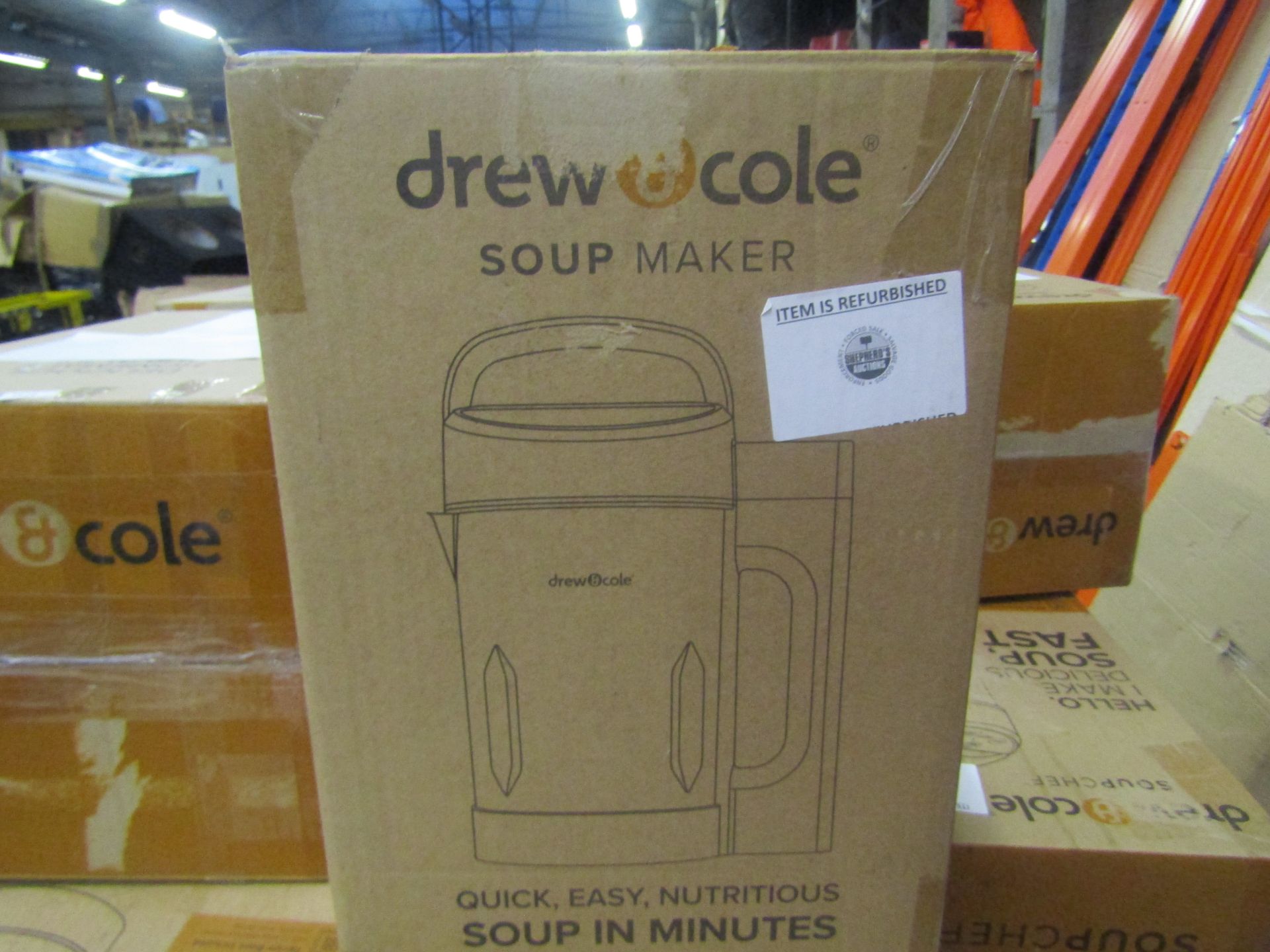 | 1X | DREW AND COLE SOUP CHEF | BOXED AND REFURBISHED | NO ONLINE RESALE | SKU C5060541516809 | RRP