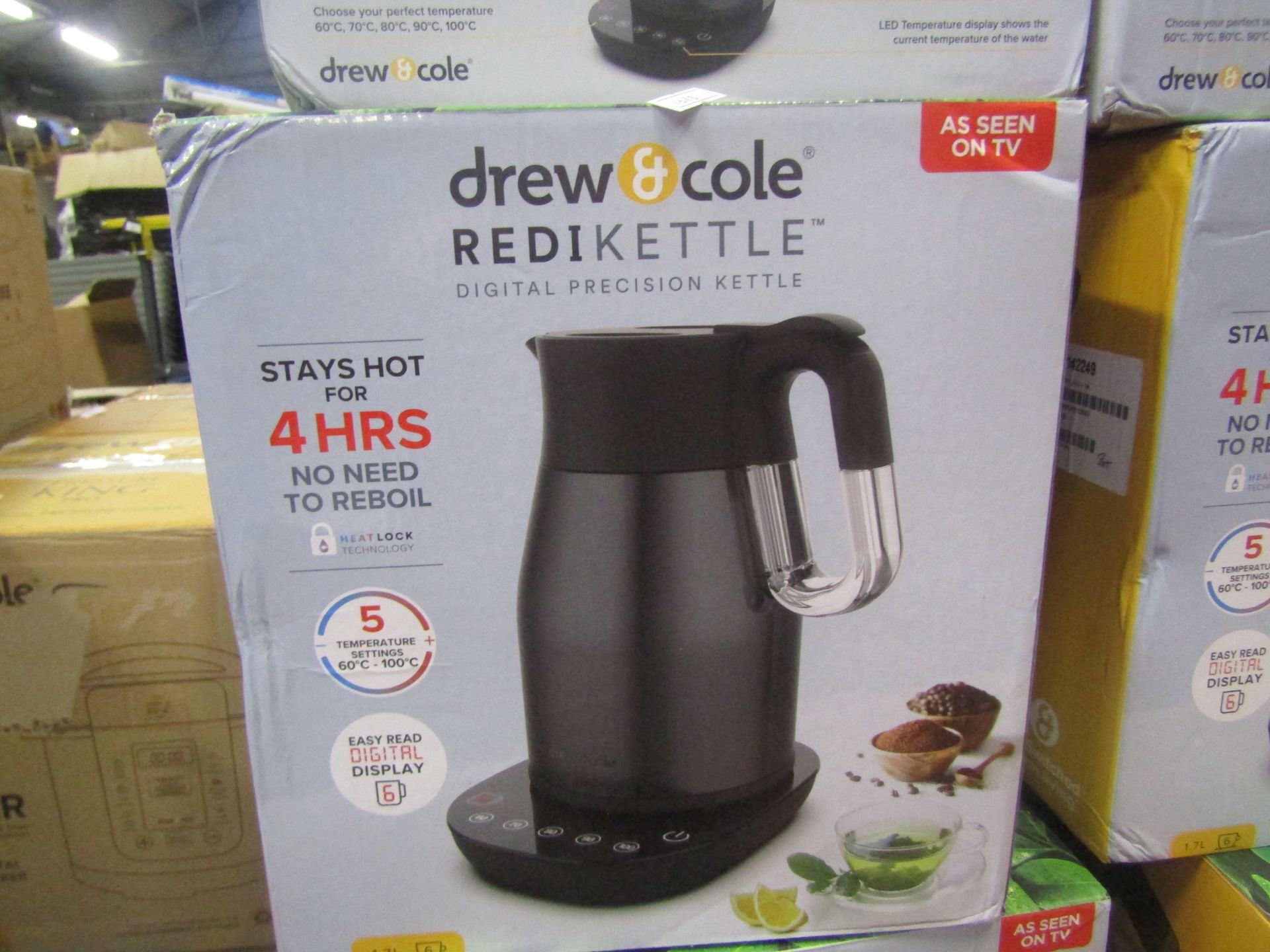 | 1X | DREW AND COLE REDI KETTLE | REFURBISHED AND BOXED | NO ONLINE RESALE | SKU C5060541513587 |