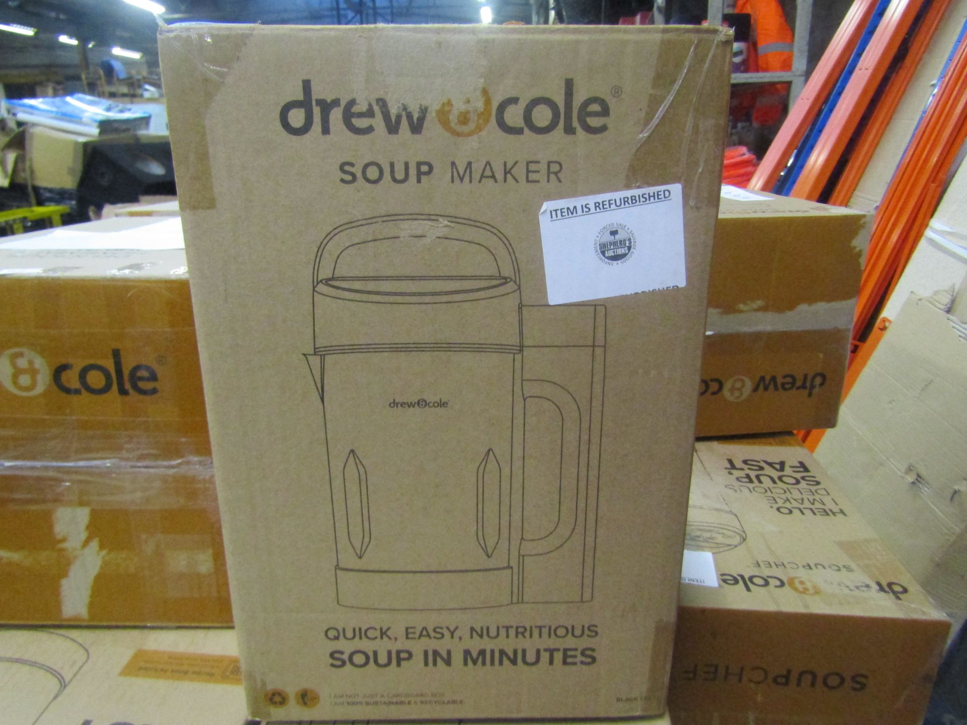 | 1X | DREW AND COLE SOUP CHEF | BOXED AND REFURBISHED | NO ONLINE RESALE | SKU C5060541516809 | RRP