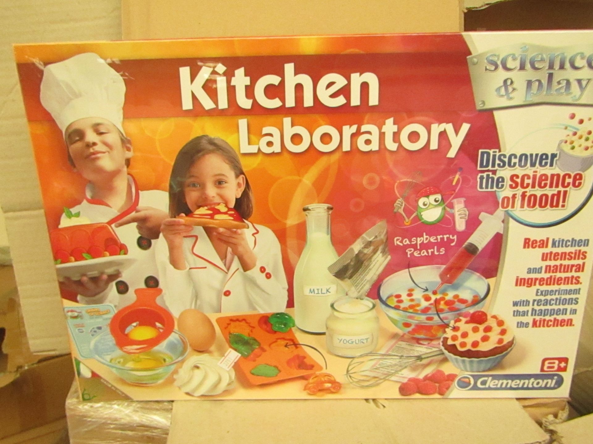 Clementoni Science & Play Kitchen Laboratory. New in a Sealed Box