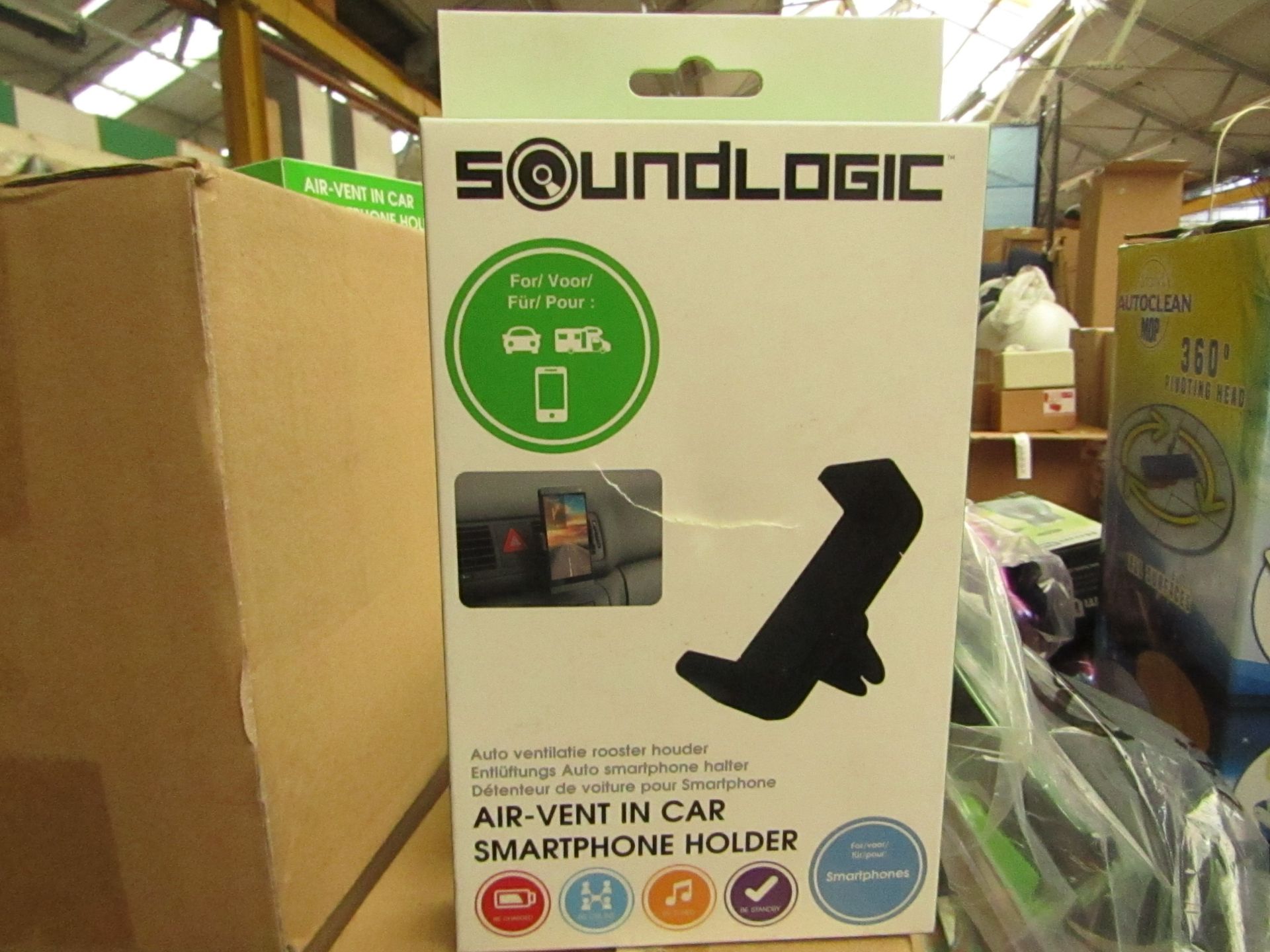 6x Sound Logic - Air -Vent In Car Smartphone Holder - All Unused & Boxed.