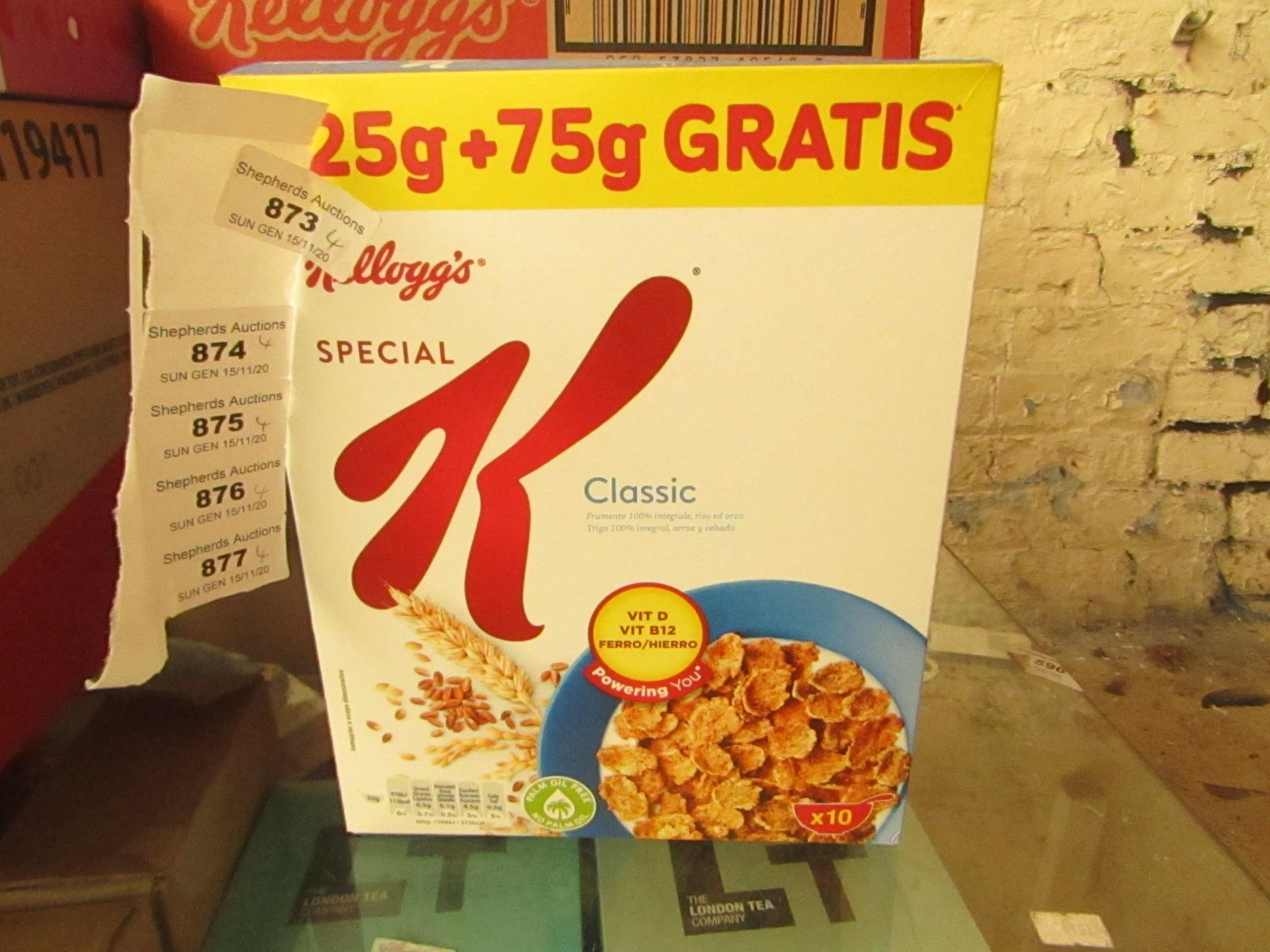 4x 300g boxes of Kellogs Special K Original BB 16/10/2020