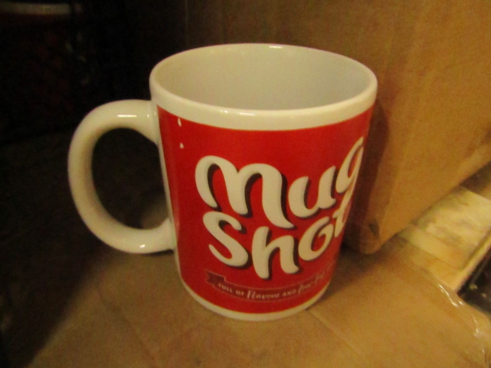 5x "Mug Shot" mugs, unused.