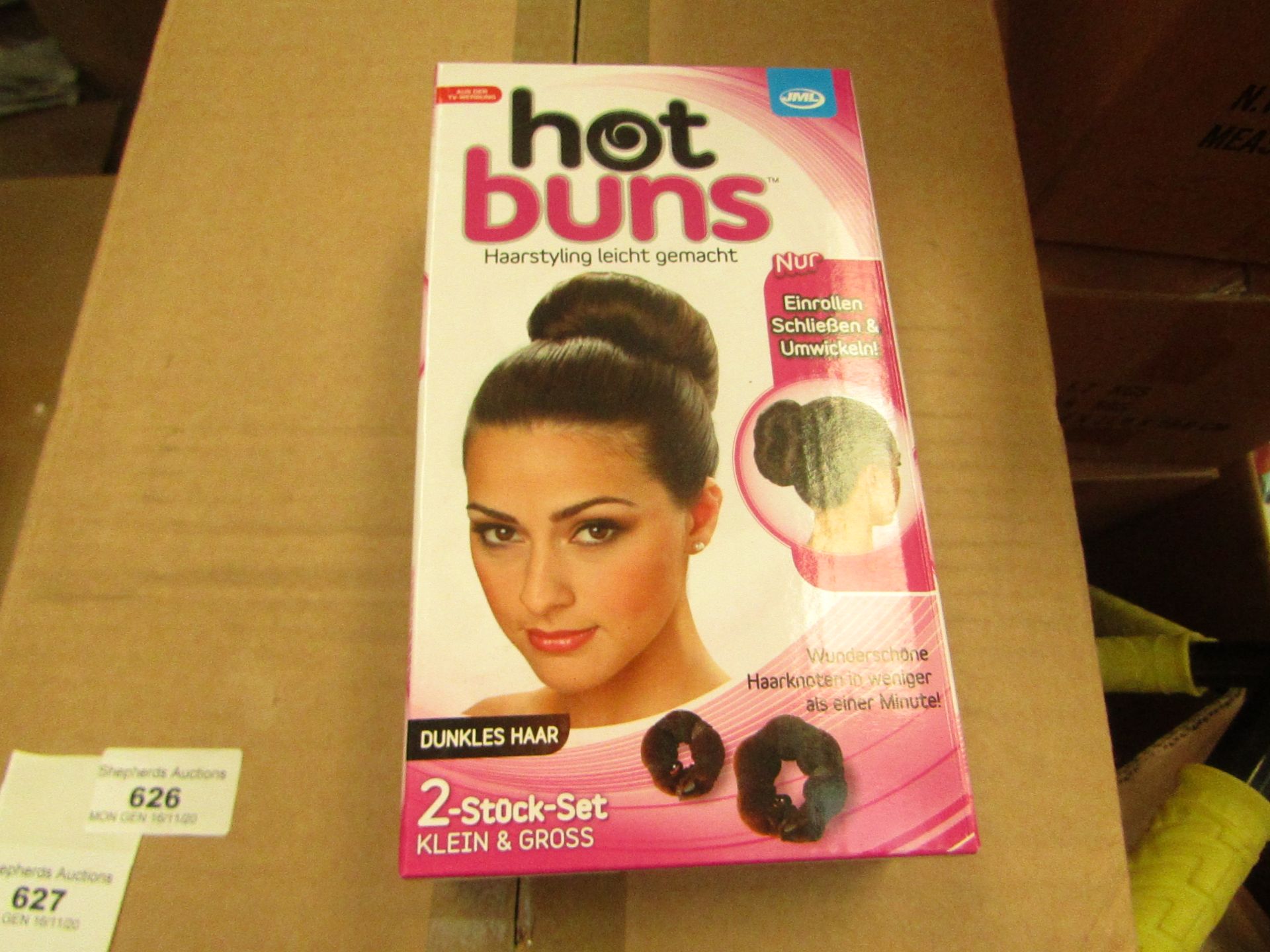 2 x JML Hot Buns Hair sets For Brown hair. New & Boxed.