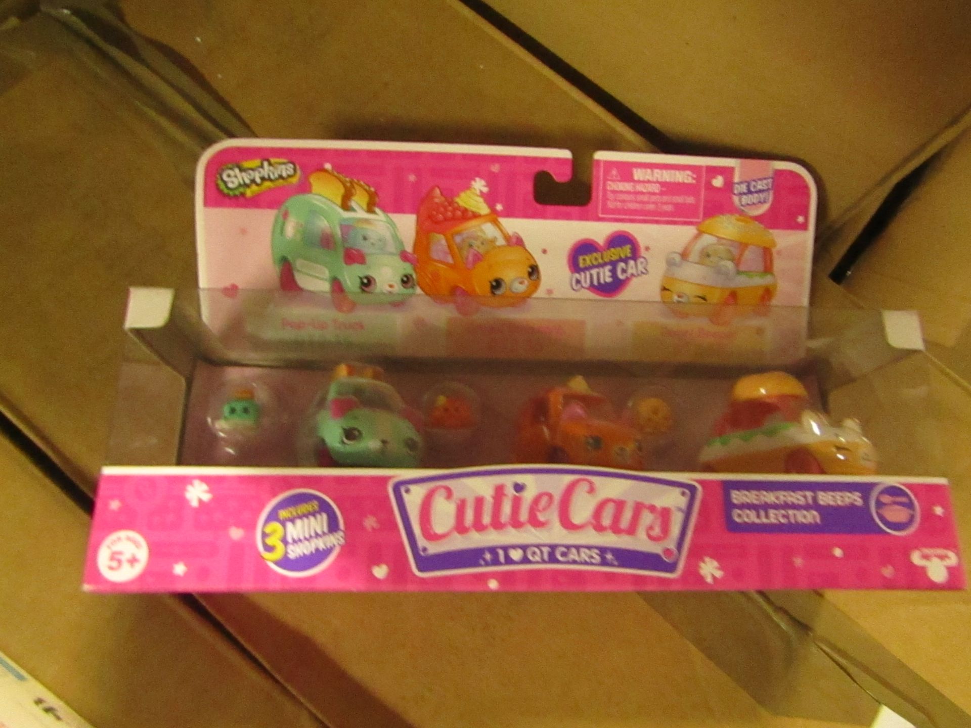 2x Shopkins - Cutie Cars (Breakfast Beep Collection) - All Packaged.