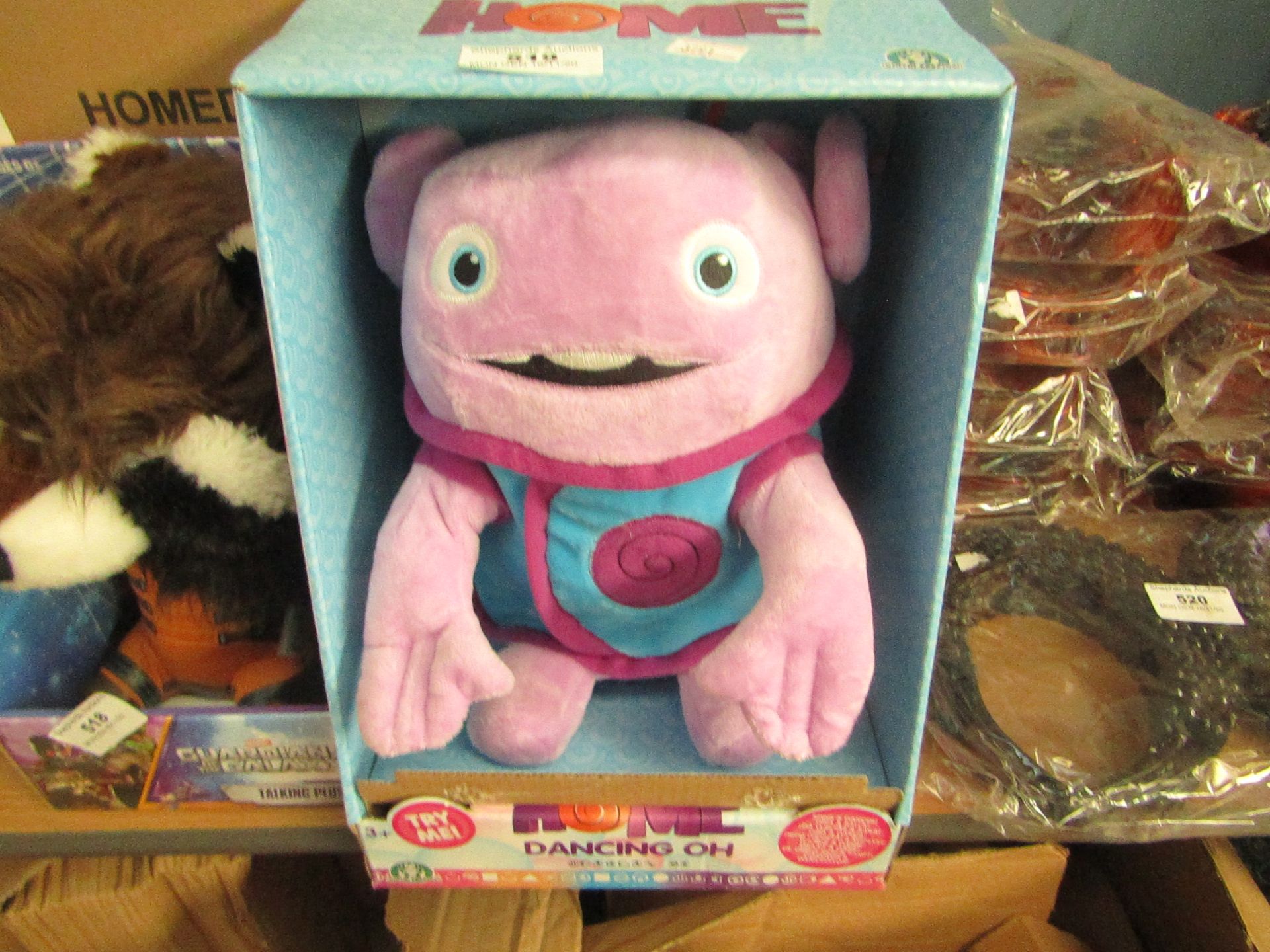 HOME - Dancing Oh Plush Toy - Unused & Boxed.