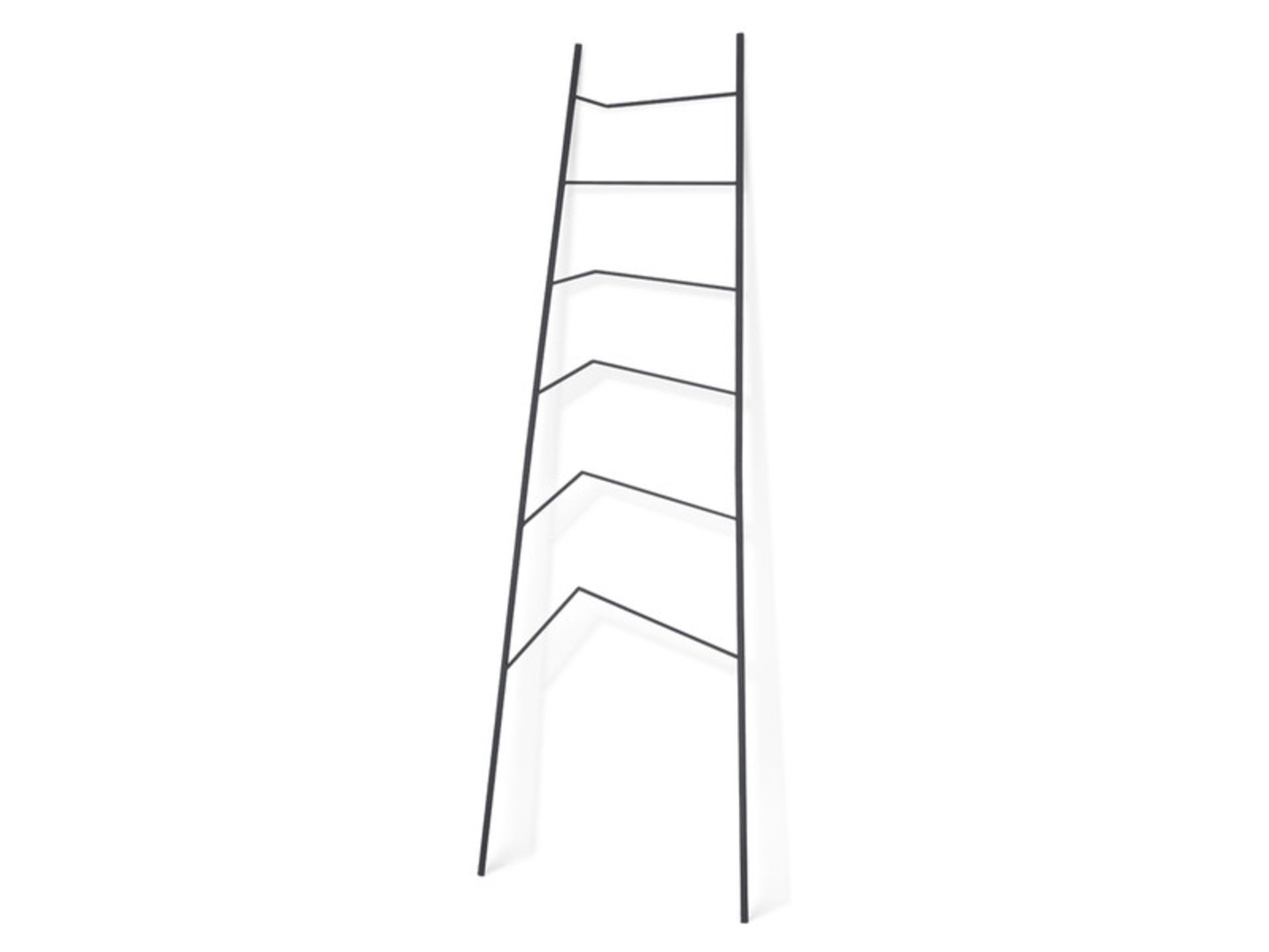 | 1X | NORTHEN NOOK LADDER RACK IN BLACK GREY | BOXED AND UNCHECKED | RRP £200 |