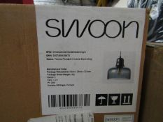 | 1X | SWOON TREVISO PENDANT LIGHT IN OLIVE GREEN | UNCHECKED AND IN ORIGINAL BOX | RRP £119 |