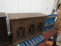 Bayside 3 door, 3 drawer sideboard unit, has a few marks on top.