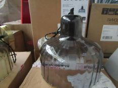 | 1X | SWOON TREVISO PENDANT LIGHT IN OLIVE GREEN | UNCHECKED AND IN ORIGINAL BOX | RRP £119 |