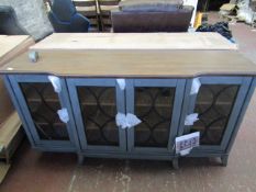 Northridge Home Accent Console TV Unit, is in very good condition except one front leg is snapped