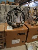 | 1X | MERIDIAN PENDANT LIGHT IN BLACK | UNCHECKED AND BOXED | RRP £89 |