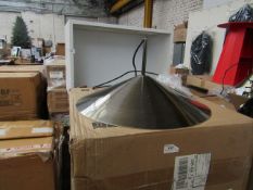 | 1X | SWOON ALI PENDANT LIGHT IN BRUSHED NICKEL| UNCHECKED AND IN ORIGINAL BOX | RRP £69 |