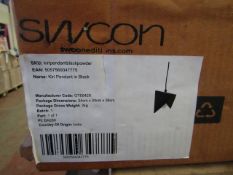 | 1X | SWOON RHE PENDANT LIGHT IN BLACK | UNCHECKED AND BOXED | RRP £79 |