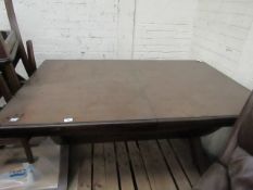 Bayside extending dining table, has a few sctatches and marks pon the top