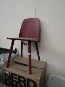 | 1X | MUUTO NERD DINING CHAIR | LOOKS UNUSED (NO GUARANTEE), BOXED | RRP£348 |