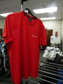 Champion Red T Shirt size Small, new