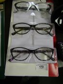 3x Pairs of Foster Grants +3.00 reading glasses, in packaging
