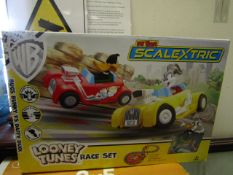 My First Scalextric Looney Tunes Rce set, unchecked and boxed