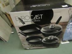 Eurocast 5 Piece Pan Set. Boxed but unchecked