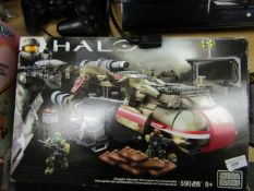 Mega Bloks 509 piece Halo Smuggler intercept set, boxed and unchecked for all pieces