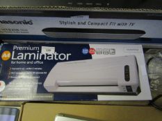 Carthedral Products Premium A4 Laminator, unchecked and boxed
