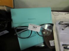 Tiffany spectacle frames with original carry case RRP £159