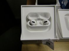 Apple AIr Pods Pro tested working for sound in original box with charging case and cable