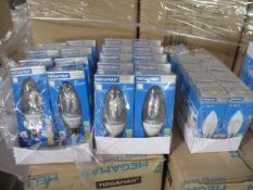 500pcs Brand New Megaman LED Bulbs - Variety of fittings picked from stock at random - pictures