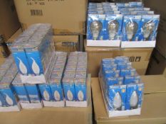 100pcs Brand New Megaman LED Bulbs - Variety of fittings picked from stock at random - pictures